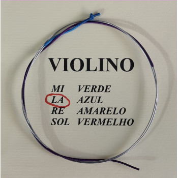 Corda Violino Mauro Calixto Lá - Azul